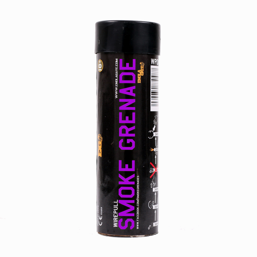 Wire Pull Smoke Grenade Purple